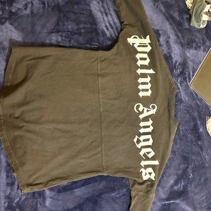 PALM ANGELS Mens long sleeve logo print (Size:Medium)